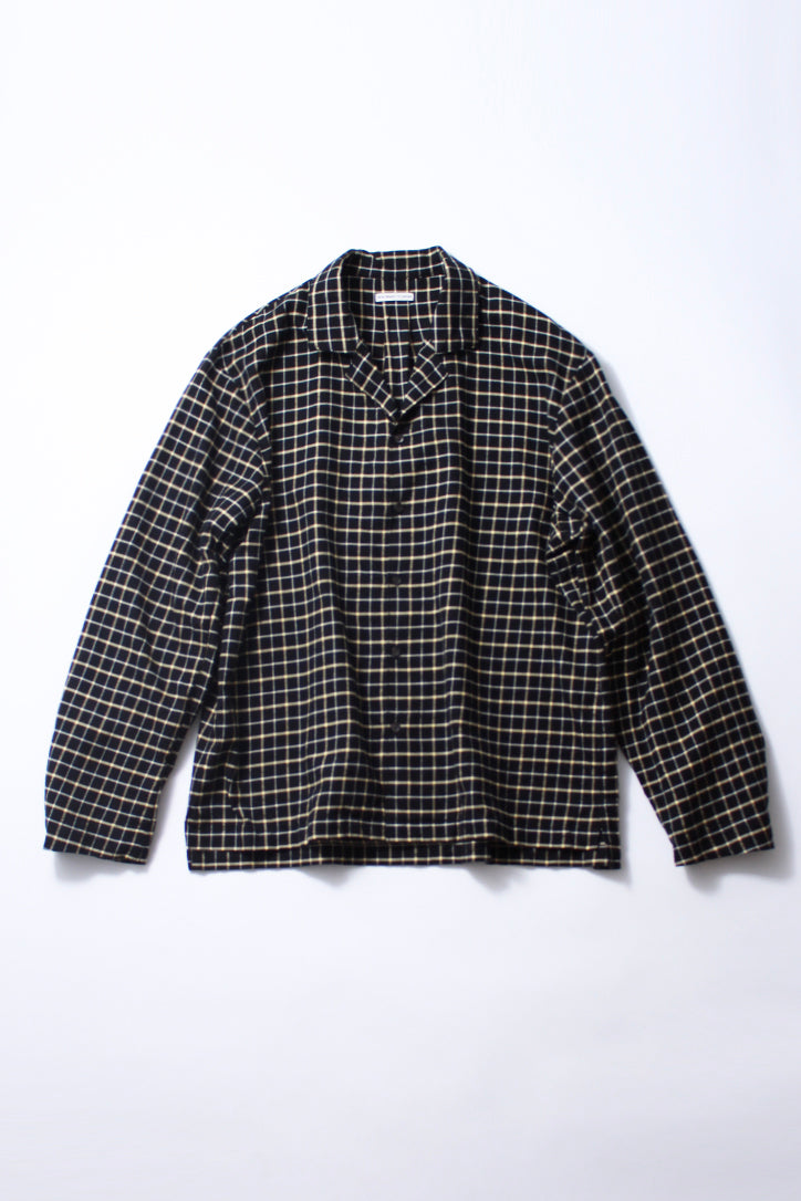 Short Lapel Shirt "COTTON FLANNEL"