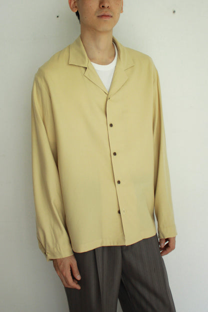 Short Lapel Shirt "WOOL FLANNEL"