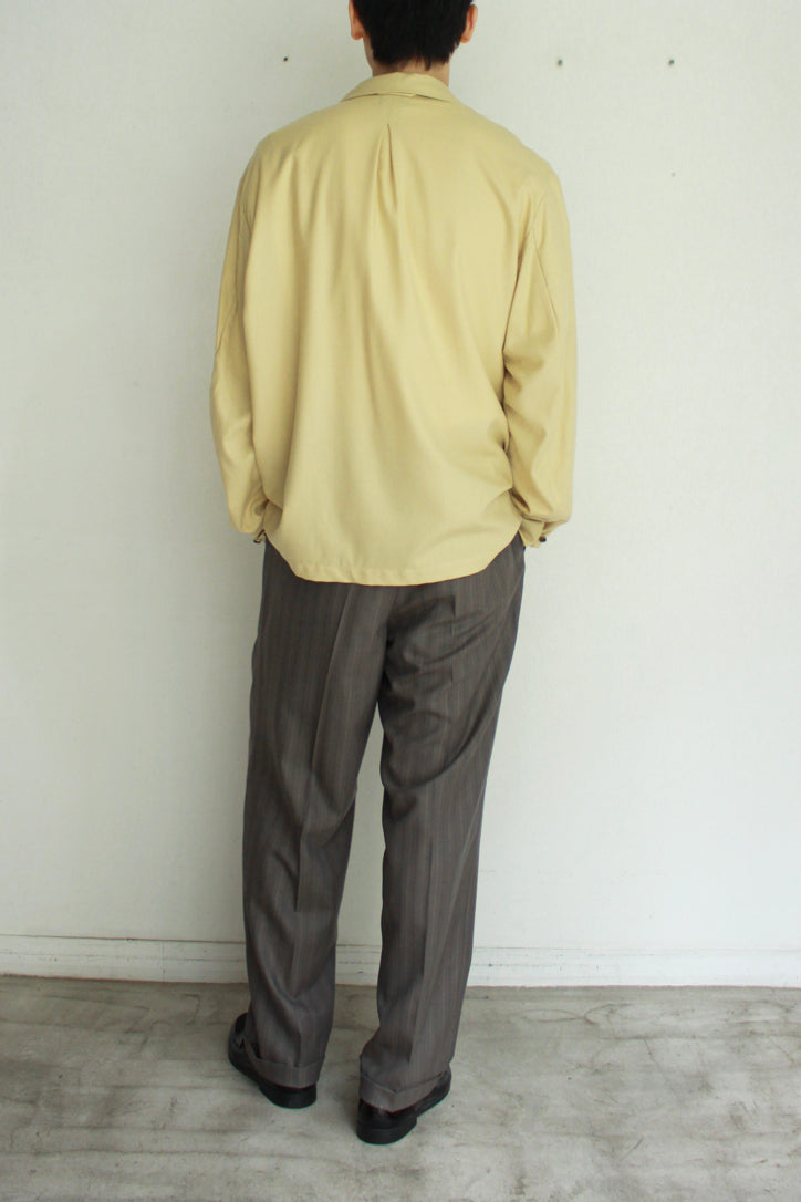Short Lapel Shirt "WOOL FLANNEL"