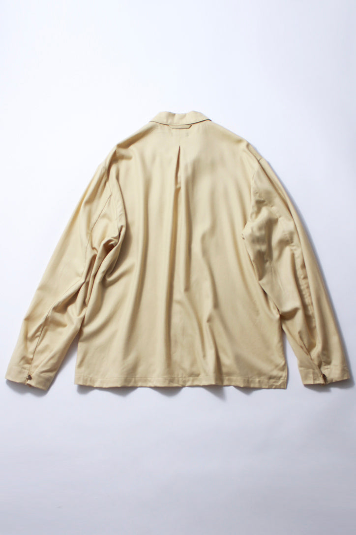 Short Lapel Shirt "WOOL FLANNEL"
