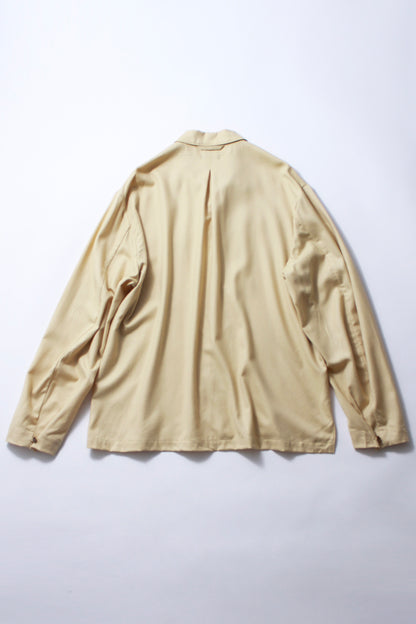 Short Lapel Shirt "WOOL FLANNEL"