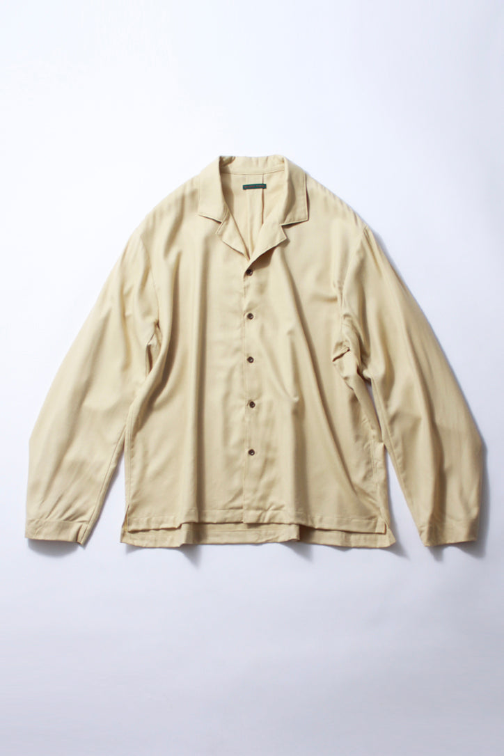 Short Lapel Shirt "WOOL FLANNEL"