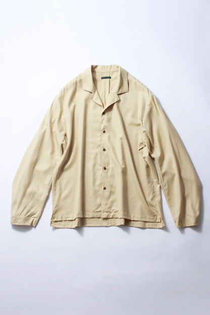 Short Lapel Shirt "WOOL FLANNEL"