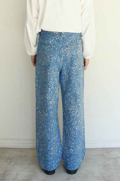 Flower Splashed Regular Jeans