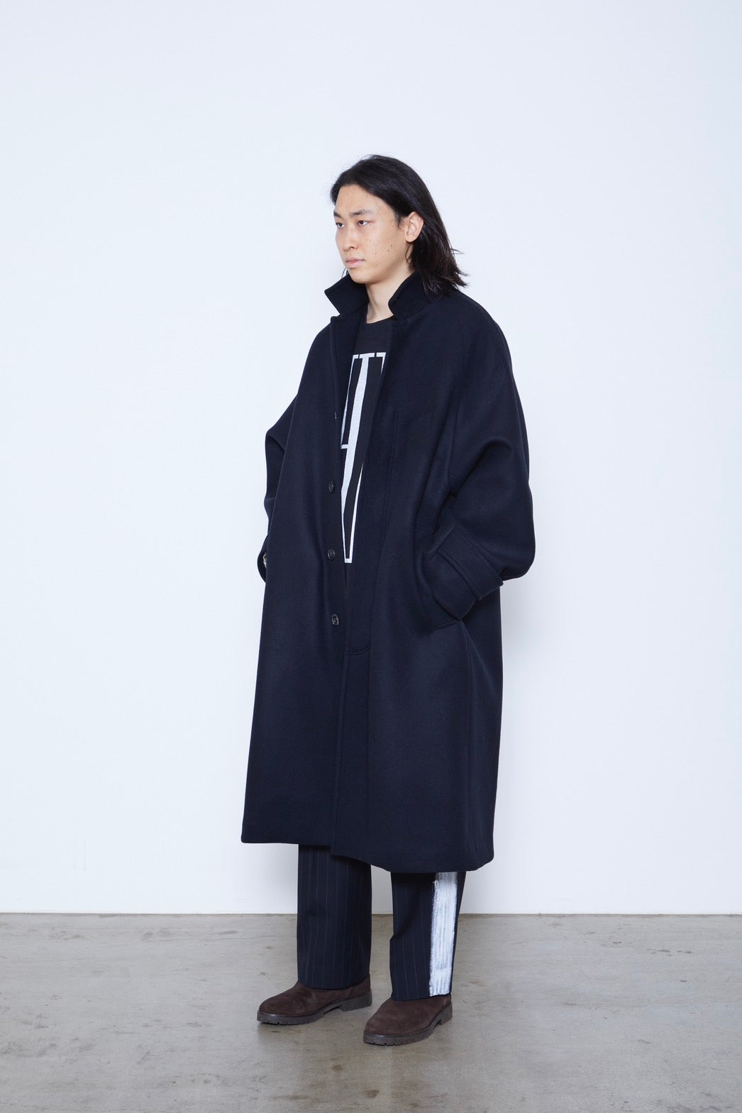 Baggy Sleeve Long Coat
