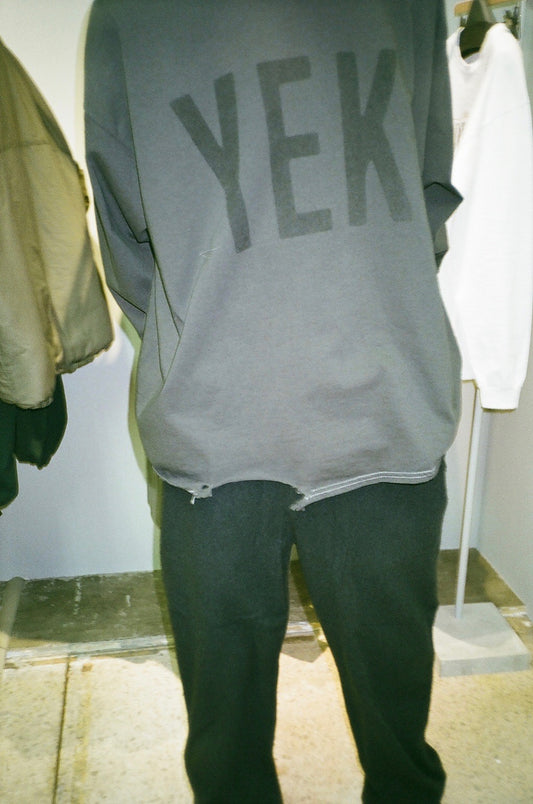 Printed L/S Tee "YEK"