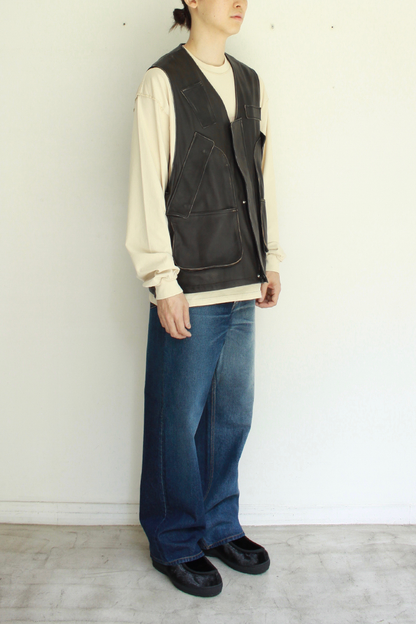 Damaged Leather Vest
