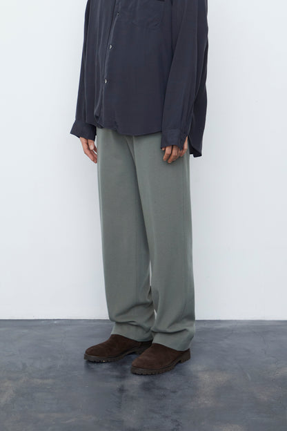 Flannel Wide Trousers