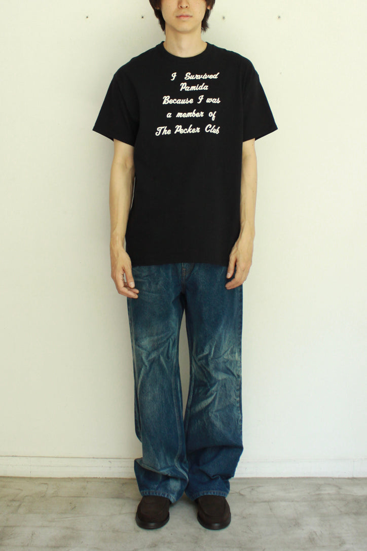 Regular T Shirt "Flocked Print"