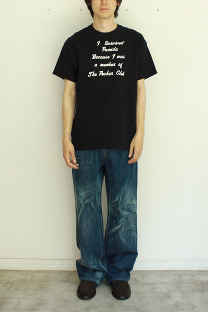 Regular T Shirt "Flocked Print"