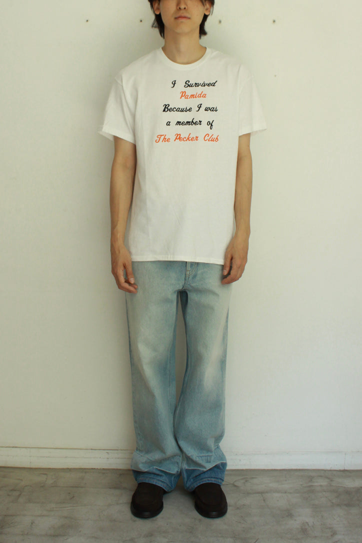 Regular T Shirt "Flocked Print"