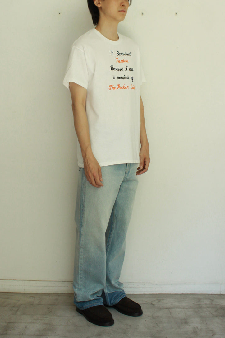 Regular T Shirt "Flocked Print"