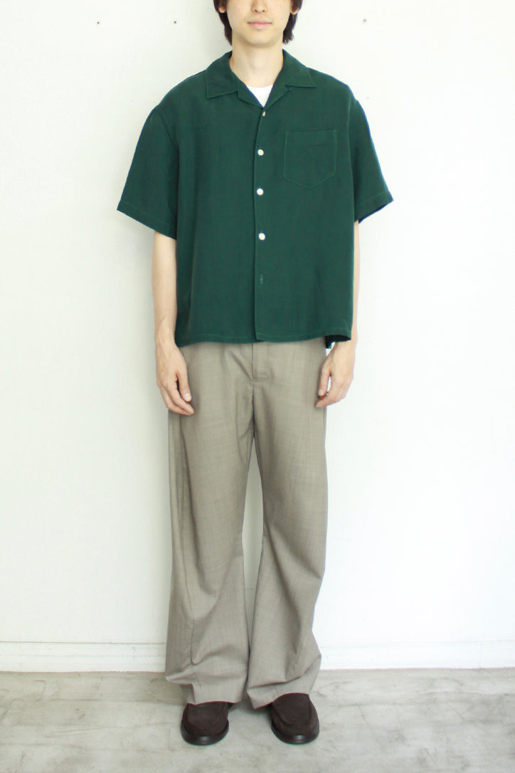 Garment Dyed H/S Opencollar Shirt