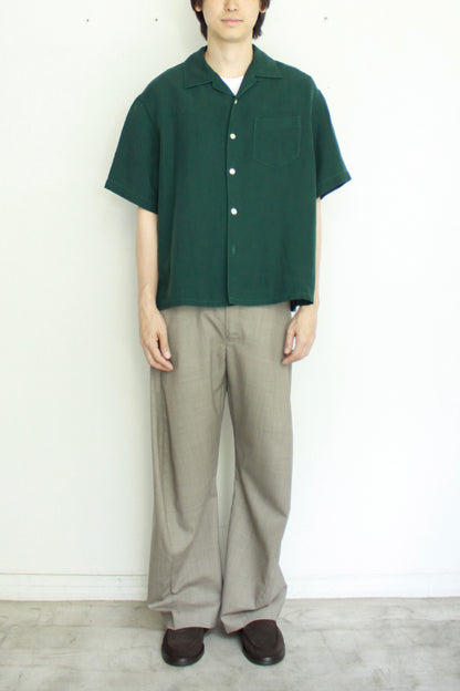 Garment Dyed H/S Opencollar Shirt